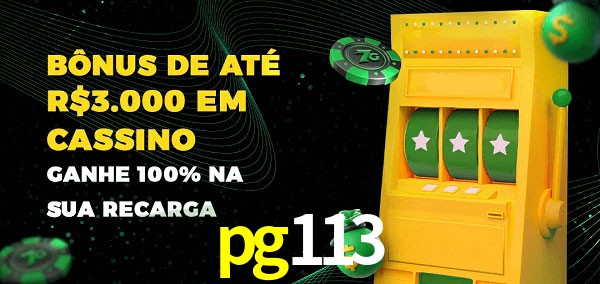 pg113 melhor bônus de depósito